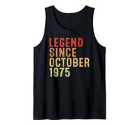 Legend Since October 1975 Vintage 1975 Birth Of Birthday Canotta