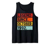 Legend Since October 1992 34th Birthday 34 Years Old Vintage Canotta
