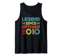 Legend Since September 2010 16th Birthday Retro 16 Years Old Canotta