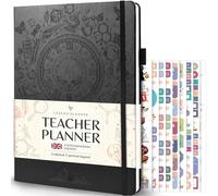 Legend Teacher Planner UK Edition - Libro delle lezioni non datato per insegnanti con calendari settimanali e mensili, organizzazione aula e pianificatore dell'anno scolastico, 21,5 x 28 cm, copertina