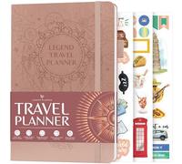 Legend Travel Planner (A5 (14,7 x 21 cm), oro rosa)
