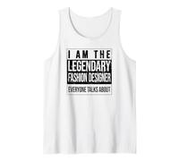 Legendario Compleanno Nato Fashion-Designer Canotta