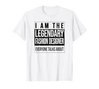 Legendario Compleanno Nato Fashion-Designer Maglietta