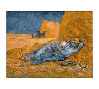 LegendArte - Stampa su tela - Il Riposo - Vincent Van Gogh - Quadro su Tela, Decorazione Parete cm. 50x60