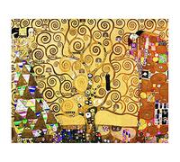 LegendArte - Stampa su tela - L'Albero Della Vita - Gustav Klimt - Quadro su Tela, Decorazione Parete cm. 80x100