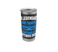 Legendary Air Traffic Controller Ritirato 2026 Pensionamento Bicchiere termico in acciaio inox doppia parete