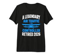 Legendary Air Traffic Controller Ritirato 2026 Pensionamento Maglietta Premium