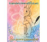 Legendary Animal Statues Cute Reverse Coloring Book: A Whimsical Reverse Coloring Book of 40 Cute Animal Monuments, Guardians, and Storybook Icons