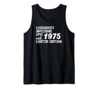 Legendary Awesome Epic Birthday Gift 1975 Limited Edition Canotta