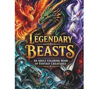 Legendary Beasts: An Adult Coloring Book of Fantasy Creatures