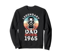 Legendary Black Dad Born in 1965, 60th Birthday Men Felpa