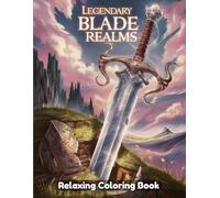 Legendary Blade Realms Coloring Book for Adults & Teens - Fantasy Swords, Epic Weapons, Mythical Blades, Warrior Armory, Magical Artifacts, Relaxing Fantasy Art for Stress Relief & Creativity