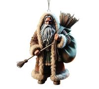 Legendary Christmas Ornaments - Ornamento piatto leggendario per le vacanze, ornamento ricordo leggendario ciondolo natalizio per la casa, ciondolo piatto per le feste, ciondolo natalizio per casa e