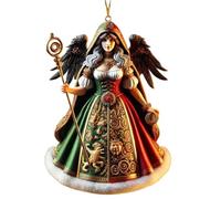 Legendary Christmas Ornaments - Ornamento piatto leggendario per le vacanze, ornamento ricordo leggendario ciondolo natalizio per la casa, ciondolo piatto per le feste, ciondolo natalizio per casa e