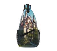 Legendary Fairy Tale Castle03 Crossbody Sling Bag Crossbody Borsa a tracolla Borsa a tracolla Tracolla Tracolla Vita Fanny Pack Uomini Donne