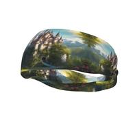 Legendary Fairy Tale Castle03 - Fascia elastica per capelli da donna, unisex, per allenamento, yoga, corsa