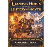 Legendary Horses of History and Myth: Famous Horses, Warrious and Magical Legends. Coloring Book