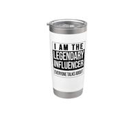 Legendary-Influencer Content-Creator Social-Media-Influencer Bicchiere termico in acciaio inox doppia parete