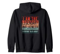 Legendary-Influencer Content-Creator Social-Media-Influencer Felpa con Cappuccio