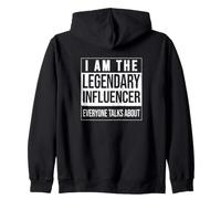 Legendary-Influencer Content-Creator Social-Media-Influencer Felpa con Cappuccio