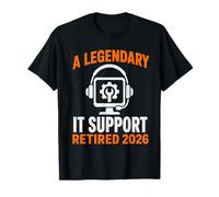 Legendary IT Support Ritirato 2026 Funny Tech Retiree Maglietta