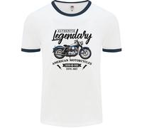 Legendary Motocicletta Biker Cafe Racer Uomo Ringer