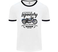 Legendary Motocicletta Biker Cafe Racer Uomo Ringer
