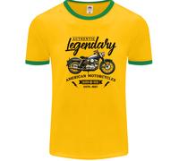 Legendary Motocicletta Biker Cafe Racer Uomo Ringer