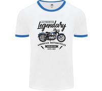 Legendary Motocicletta Biker Cafe Racer Uomo Ringer