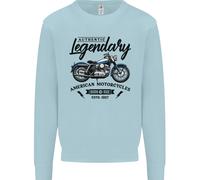 Legendary Motorcycles Biker Cafe Racer Uomo Sweatshirt Jumper