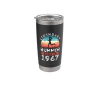 Legendary Runner Girl born 1967, Donna Runner 60° compleanno Bicchiere termico in acciaio inox doppia parete