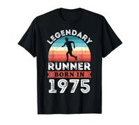 Legendary Runner nato 1975 50° compleanno regali corsa Maglietta