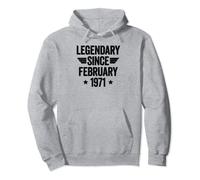 Legendary Since February 1971 Felpa con Cappuccio