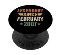 Legendary Since February 2007 PopSockets PopGrip Adesivo