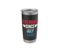Legendary Since July 2008 Bicchiere termico in acciaio inox doppia parete