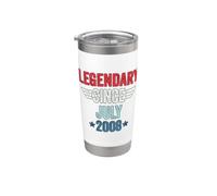 Legendary Since July 2008 Bicchiere termico in acciaio inox doppia parete