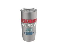 Legendary Since July 2008 Bicchiere termico in acciaio inox doppia parete