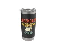 Legendary Since July 2008 Bicchiere termico in acciaio inox doppia parete