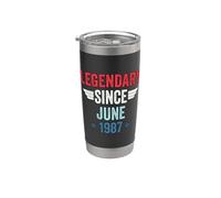 Legendary Since June 1987 Bicchiere termico in acciaio inox doppia parete