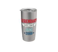 Legendary Since June 2008 Bicchiere termico in acciaio inox doppia parete