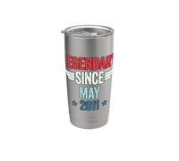 Legendary Since May 2011 Bicchiere termico in acciaio inox doppia parete