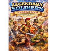 Legendary Soldiers Coloring Book: Military Uniforms and Warriors Through History: A Historical Journey Through Brave Warriors Ancient Armies and Iconic Military Uniforms