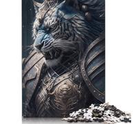 Legendary Tiger Warrior Jigsaw Puzzle Impossible 1000Pcs Decorazione Per La Casa. Giochi Rilassamento E Intelligence Per Adulti E Ragazzi Da 14 Anni 1000pcs (38x26cm)