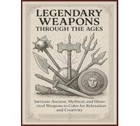 Legendary Weapons Through the Ages: Intricate Ancient, Mythical, and Historical Weapons to Color for Relaxation and Creativity