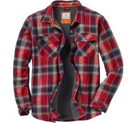 Legendary Whitetails Archer Flannel Thermal Lined Shirt Jacket for Men, Quilted Insulated Work Outerwear Coat, Barnwood Twig Plaid, 3X-Large