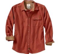 Legendary Whitetails Buck Camp Flannel Shirt Maglietta con Bottoni, Barnwood Heather, L Uomo