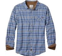 Legendary Whitetails Buck Camp Flannel Shirt Camicia Button Down, Mayberry Plaid, L Uomo