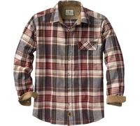 Legendary Whitetails Camicia da Uomo Buck Camp Flanella Manica Lunga