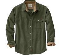 Legendary Whitetails Camicia da Uomo Buck Camp Flanella Manica Lunga