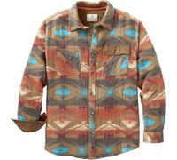 Legendary Whitetails Camicia da Uomo Harbor Heavyweight Flannel con Colletto a Bottoni, Desert Oasis, XL